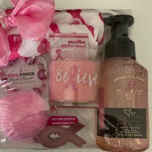 Breast Cancer gift basket.